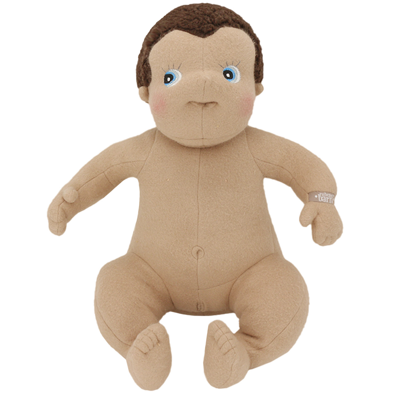 Bio Stoffpuppe Baby Mädchen 45 cm