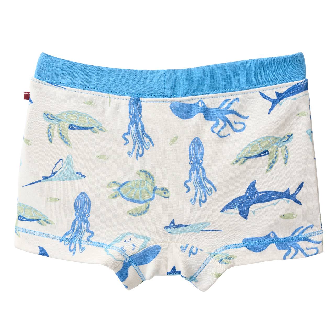 Boxershorts Doppelpack Meerestiere blau