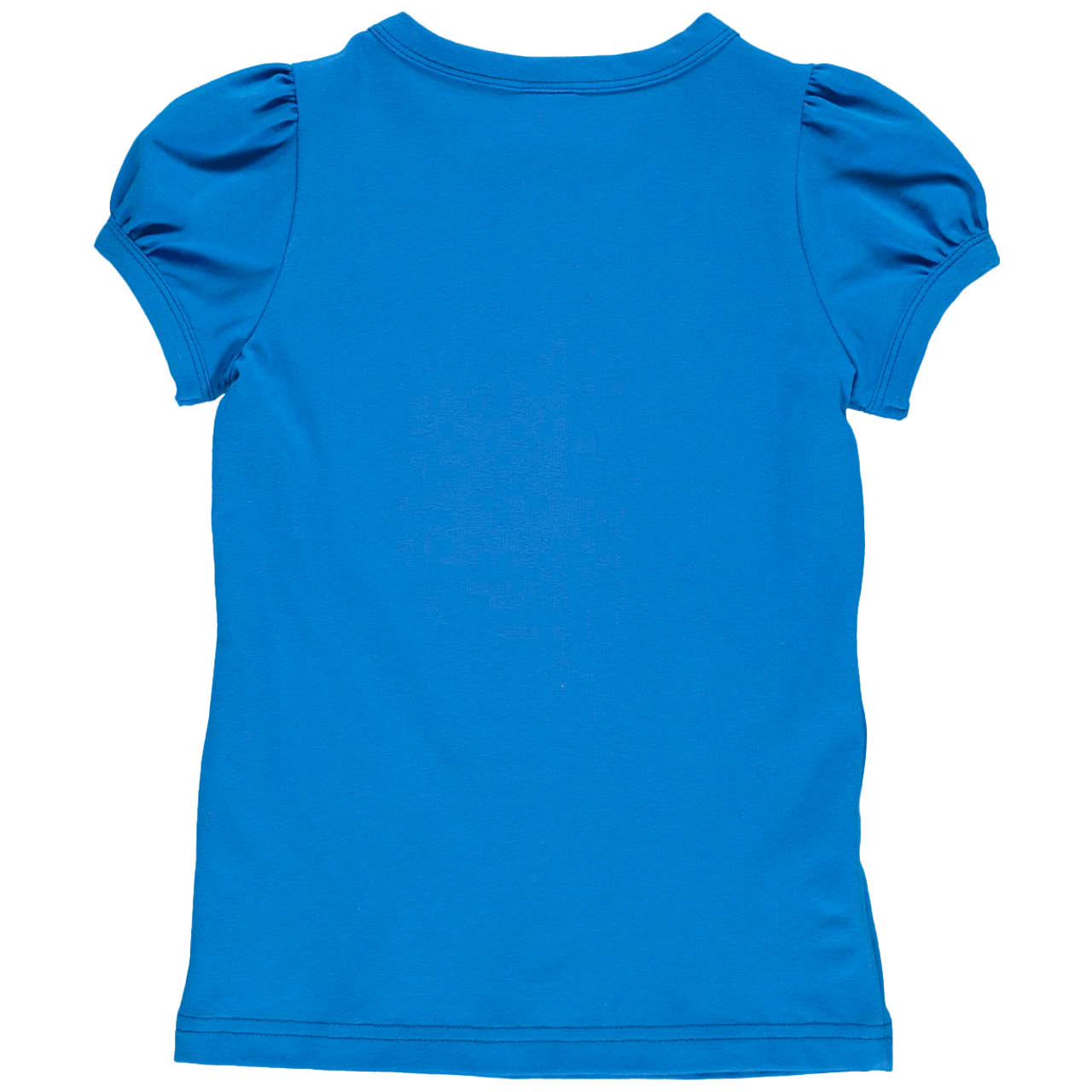 Elastisches T-Shirt Puffärmelchen blau