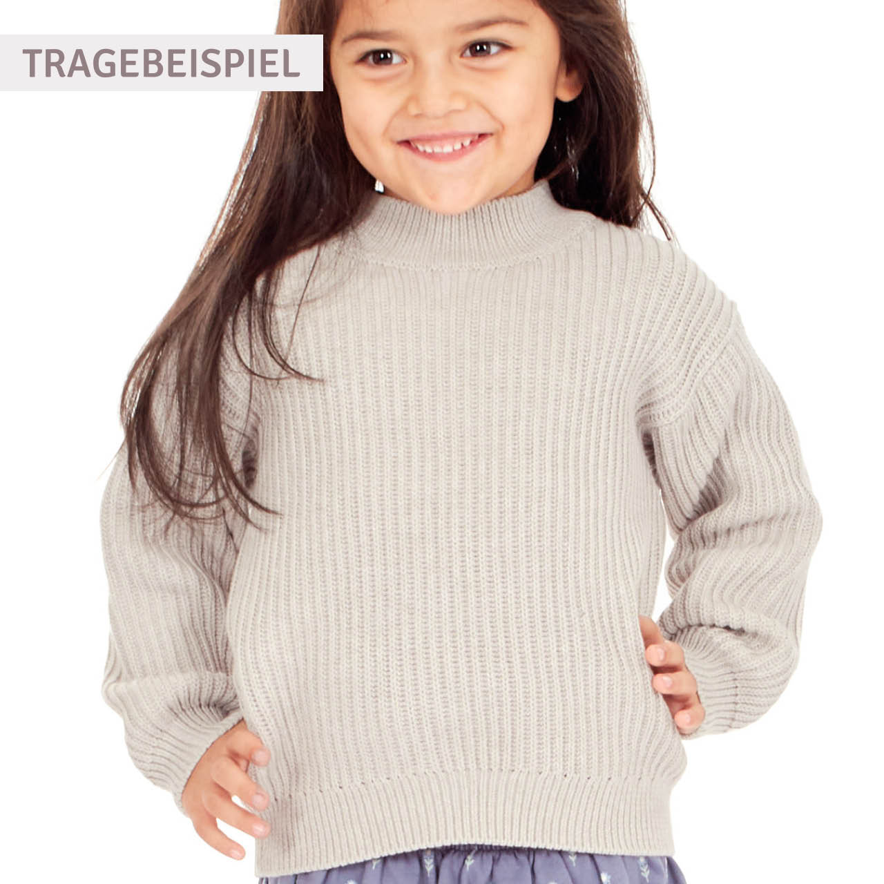 Kuscheliger Strick Pullover petrol melange
