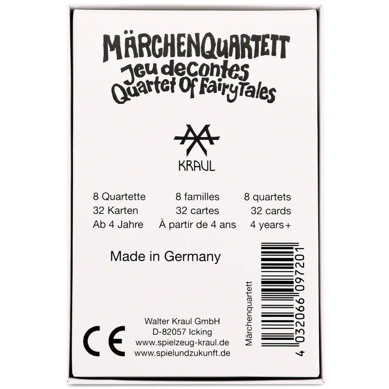 Märchen Quartett - Kinder Kartenspiel 4-99 Jahre