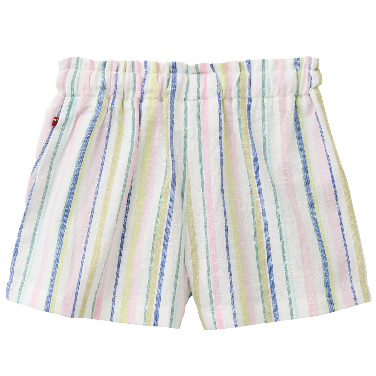 Bunt gestreifte Web-Shorts
