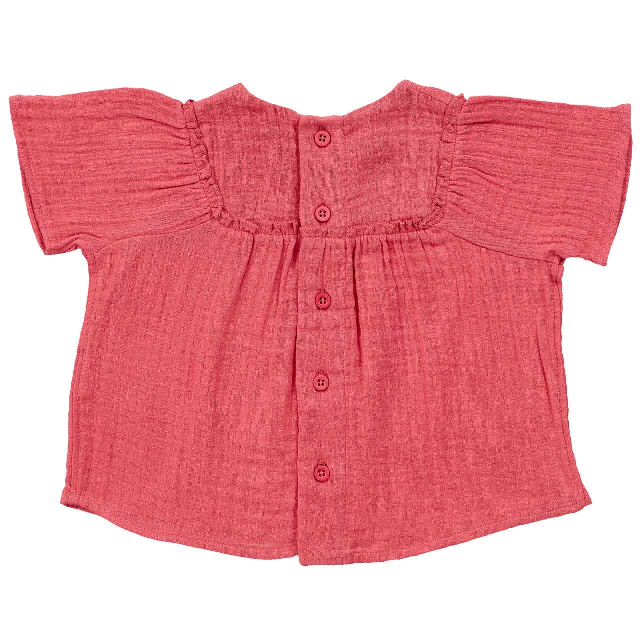 Musselin Baby Sommer Shirt luftig, leicht beere