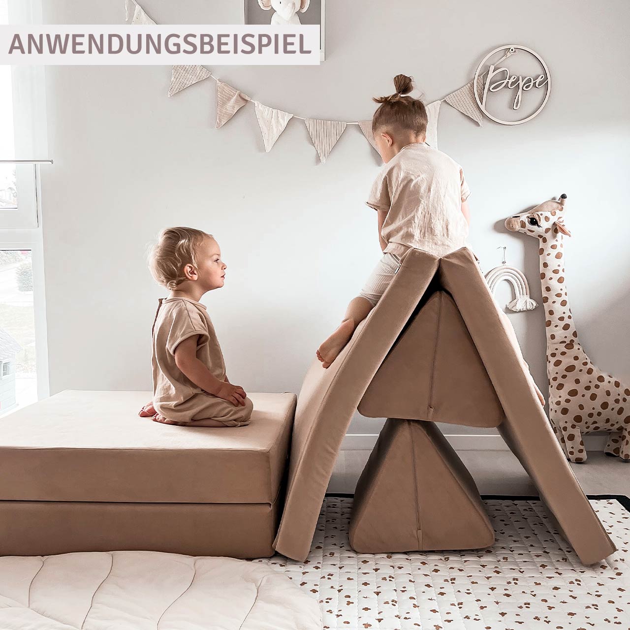 Funzy Spielsofa 4-teilig Dunkelblau