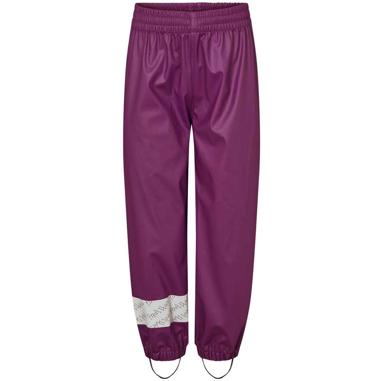 Ungefütterte Regenhose violett