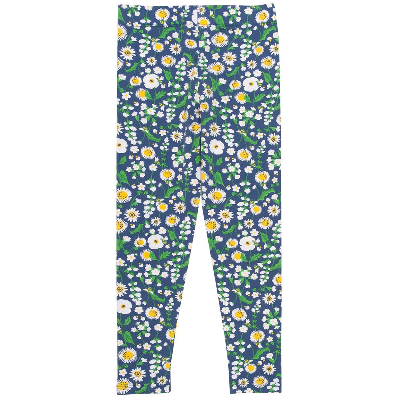 Leggings Blumen-Motive navy