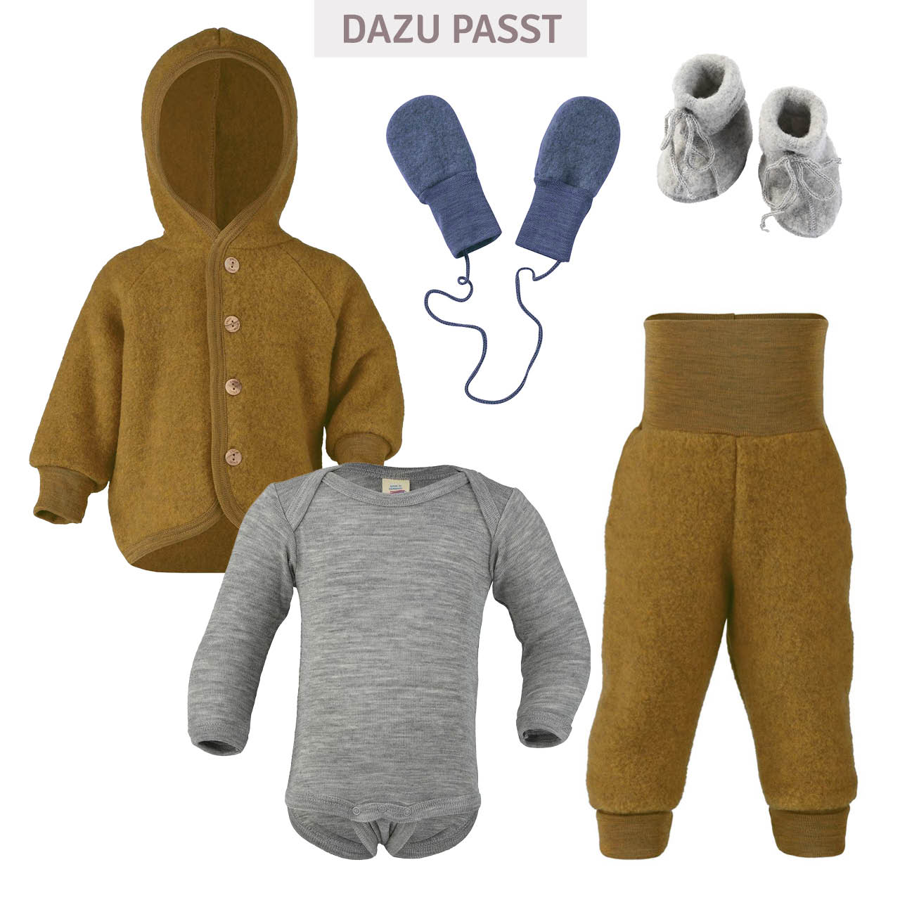 Fäustel Handschuhe Fleece dunkelblau