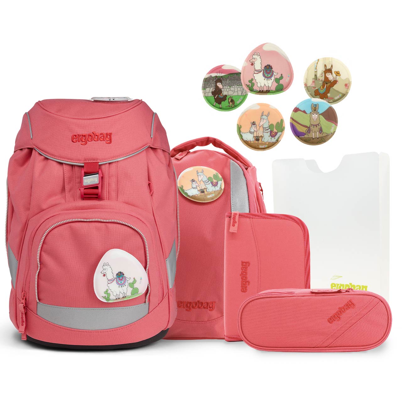 Schulrucksack pack flexibel Lamas in Bärjamas 6 tlg Schulrucksack pack flexibel Lamas in Bärjamas 6 tlg