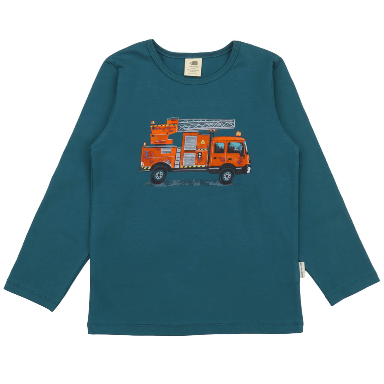 Feuerwehr Langarmshirt dunkelblau