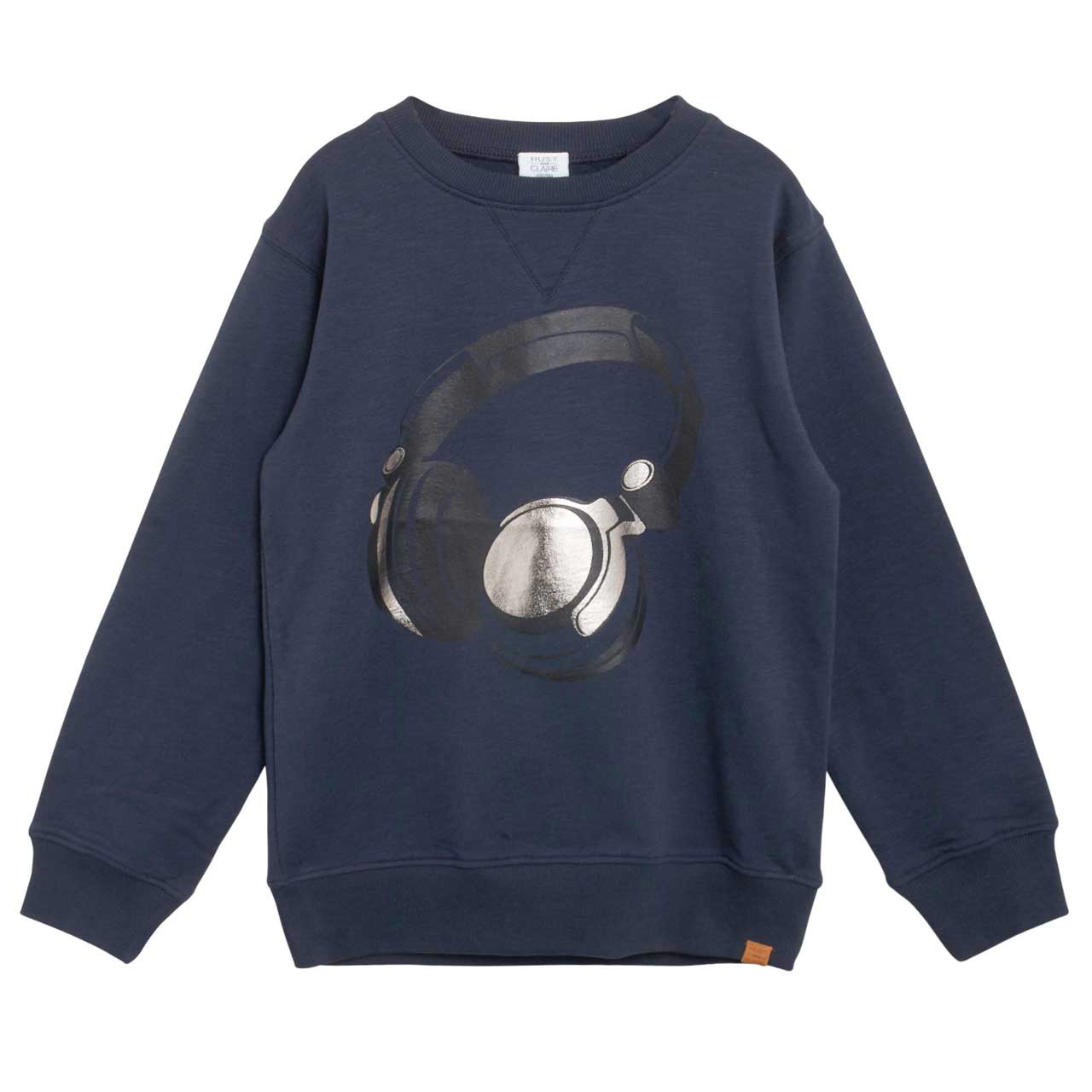 Sweatshirt Kopfhörer navy