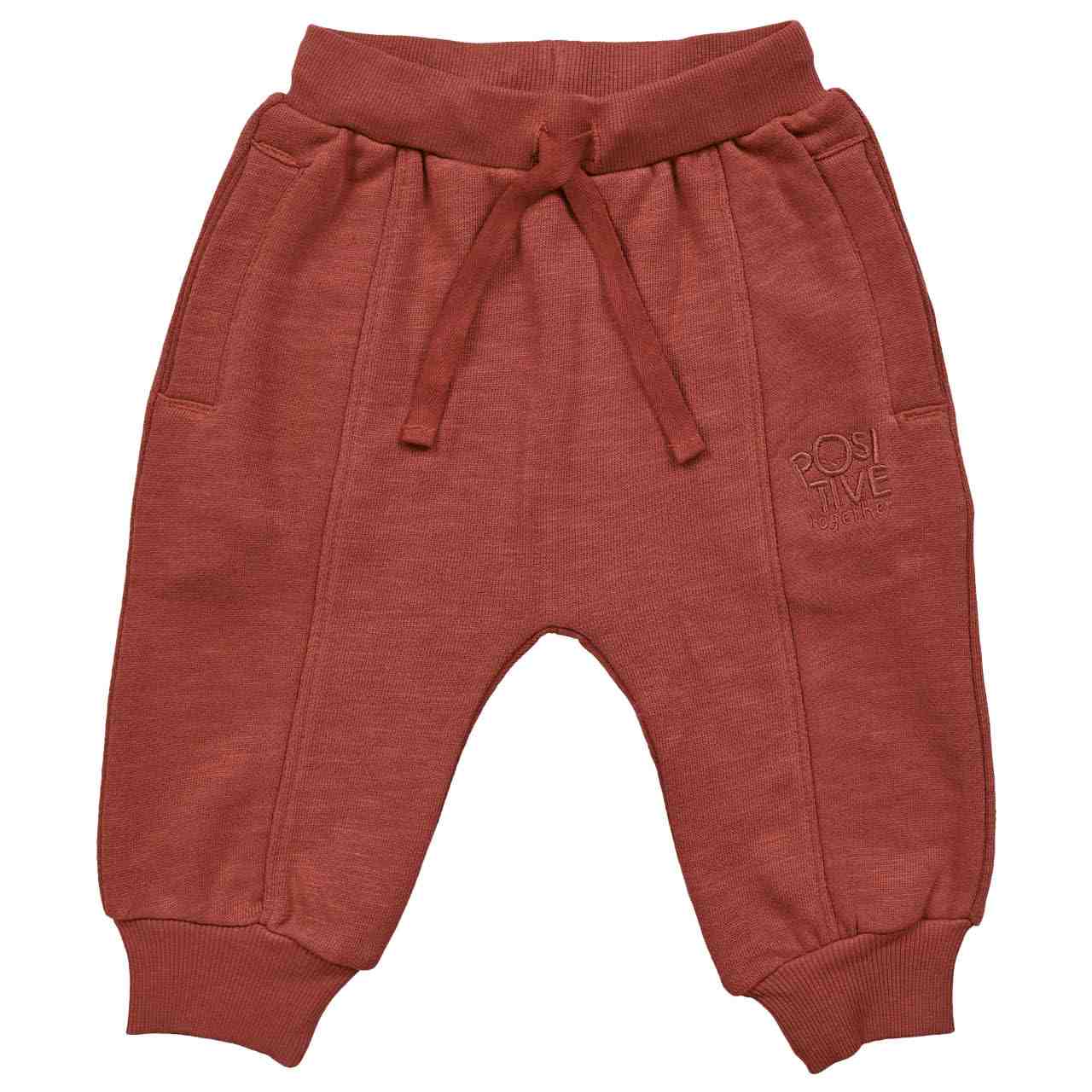 Uni Sweat Babyhose cranberry-rot