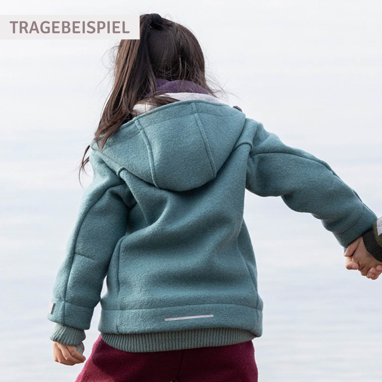 Walk Outdoor Jacke gefüttert cassis