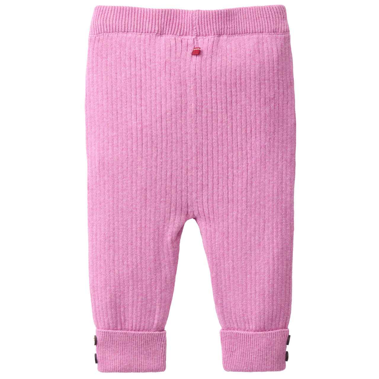 Warme Strickhose pink meliert