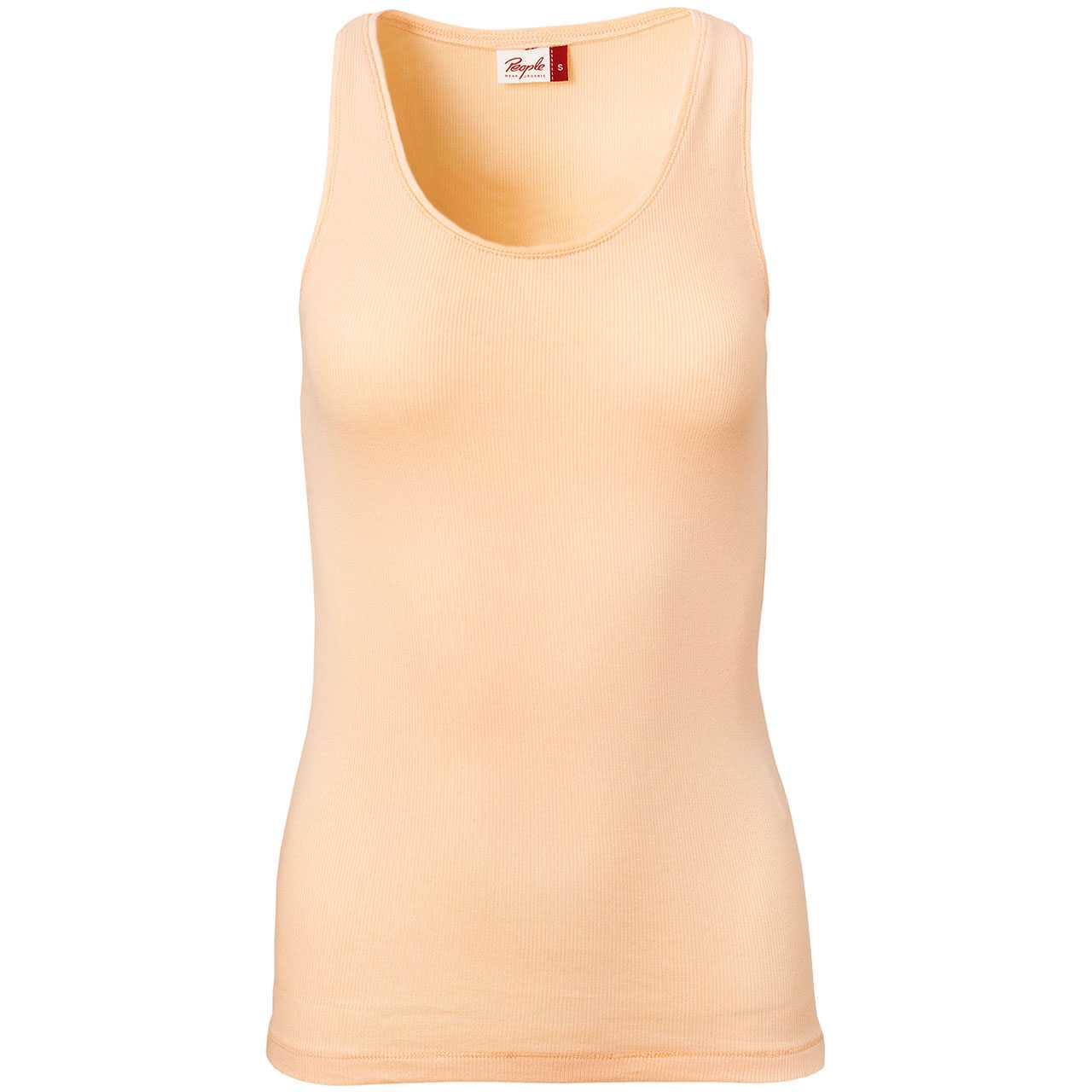 Damen Tank Top pfirsich gerippt