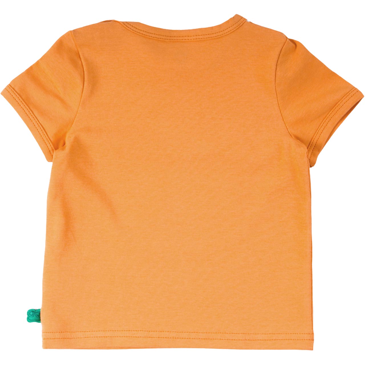 Shirt kurzarm Tigerkopf Druck in hellem orange