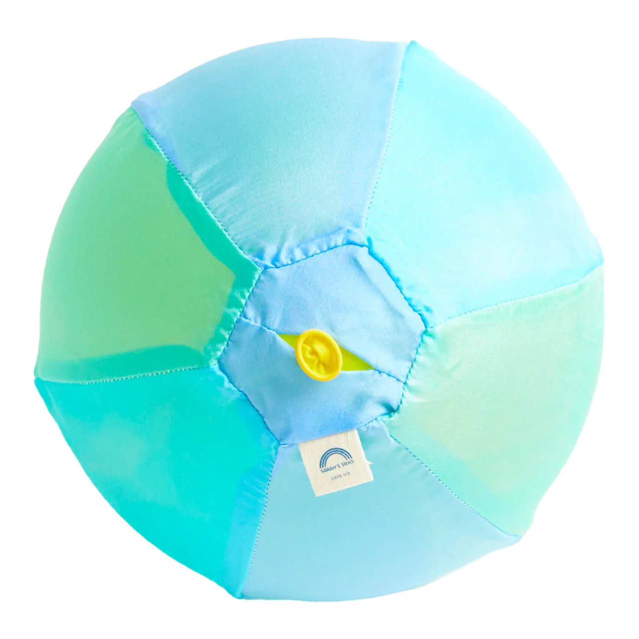 Blaue Luftballonhülle aus Seide - Meer