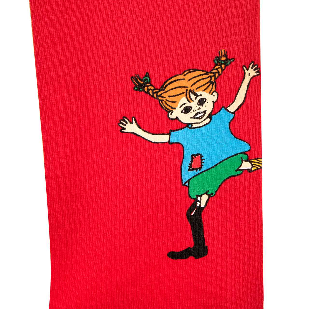 Leggings Pippi Langstrumpf rot