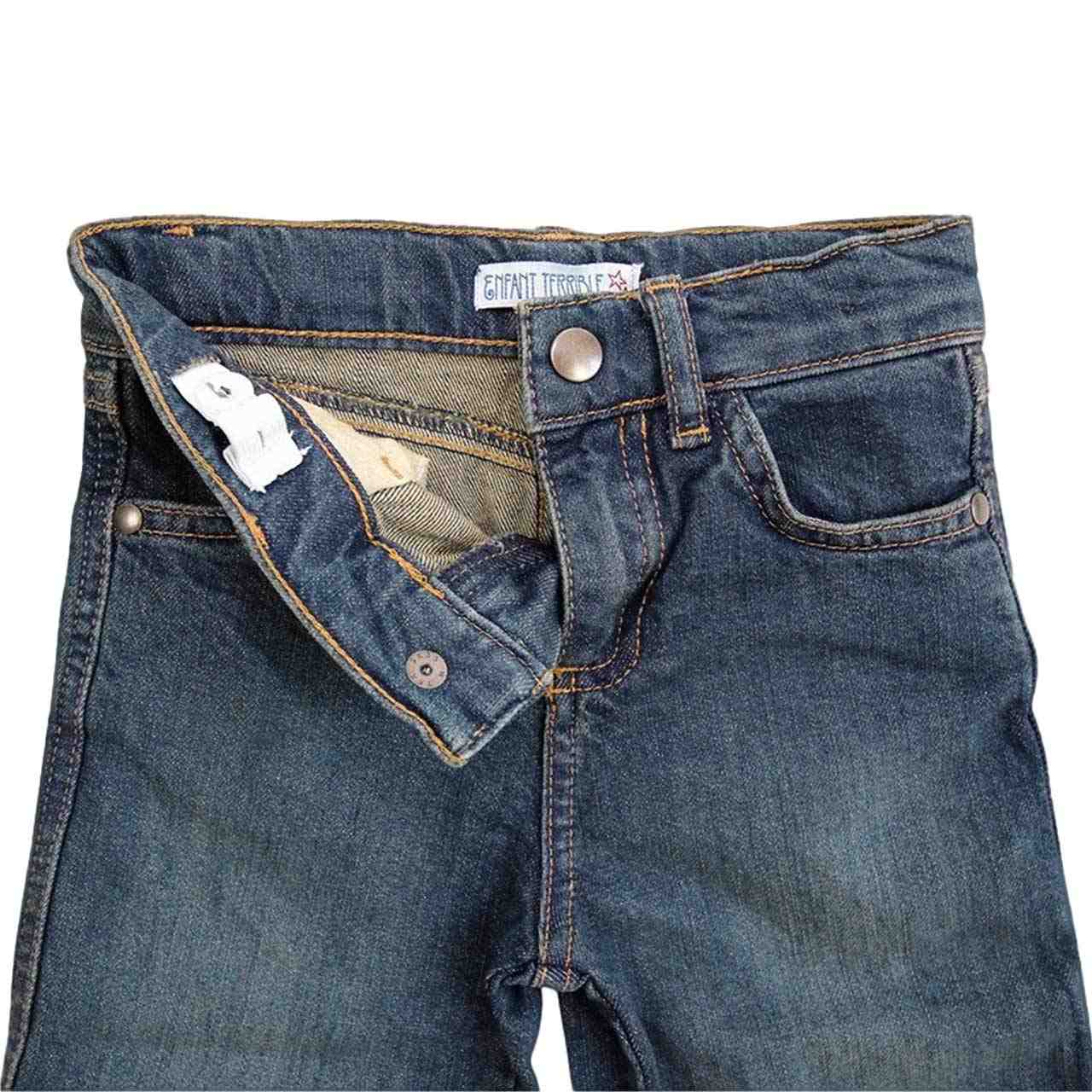 Bequeme Jeans blau mitwachsend