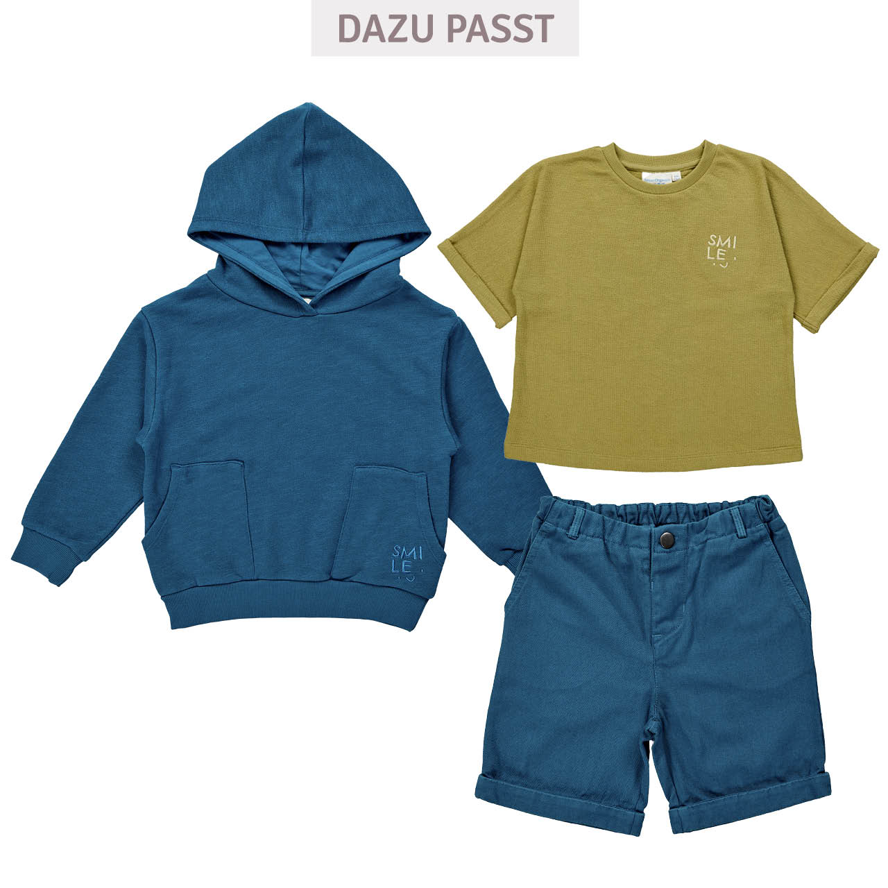 Robuste Outdoor Twill Shorts ozeanblau