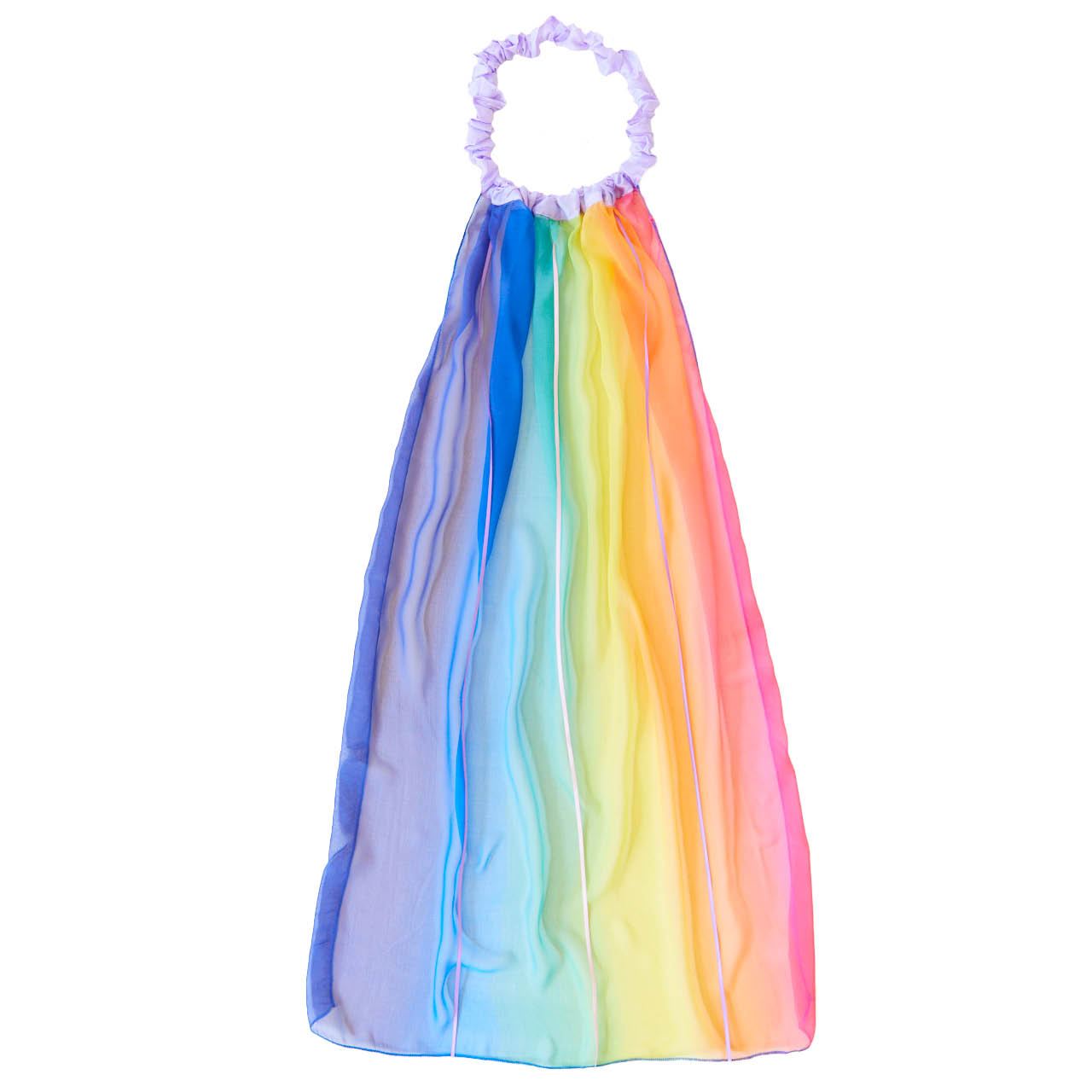 Regenbogen Schleier aus Seide