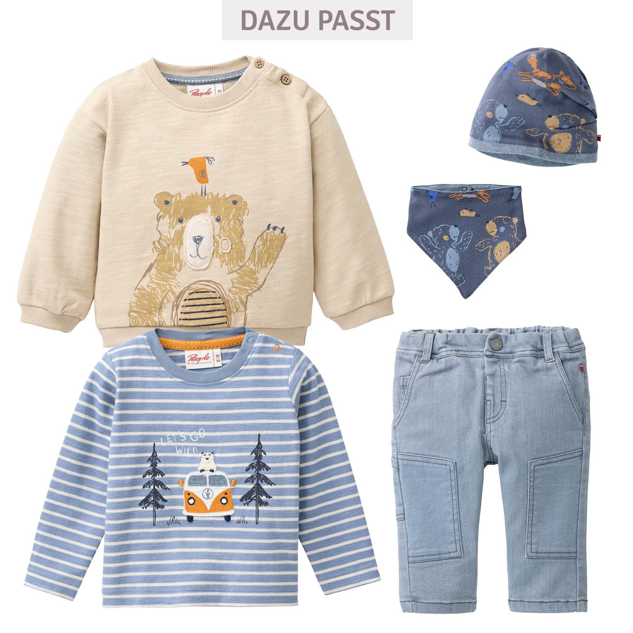 Softes Langarmshirt Van geringelt