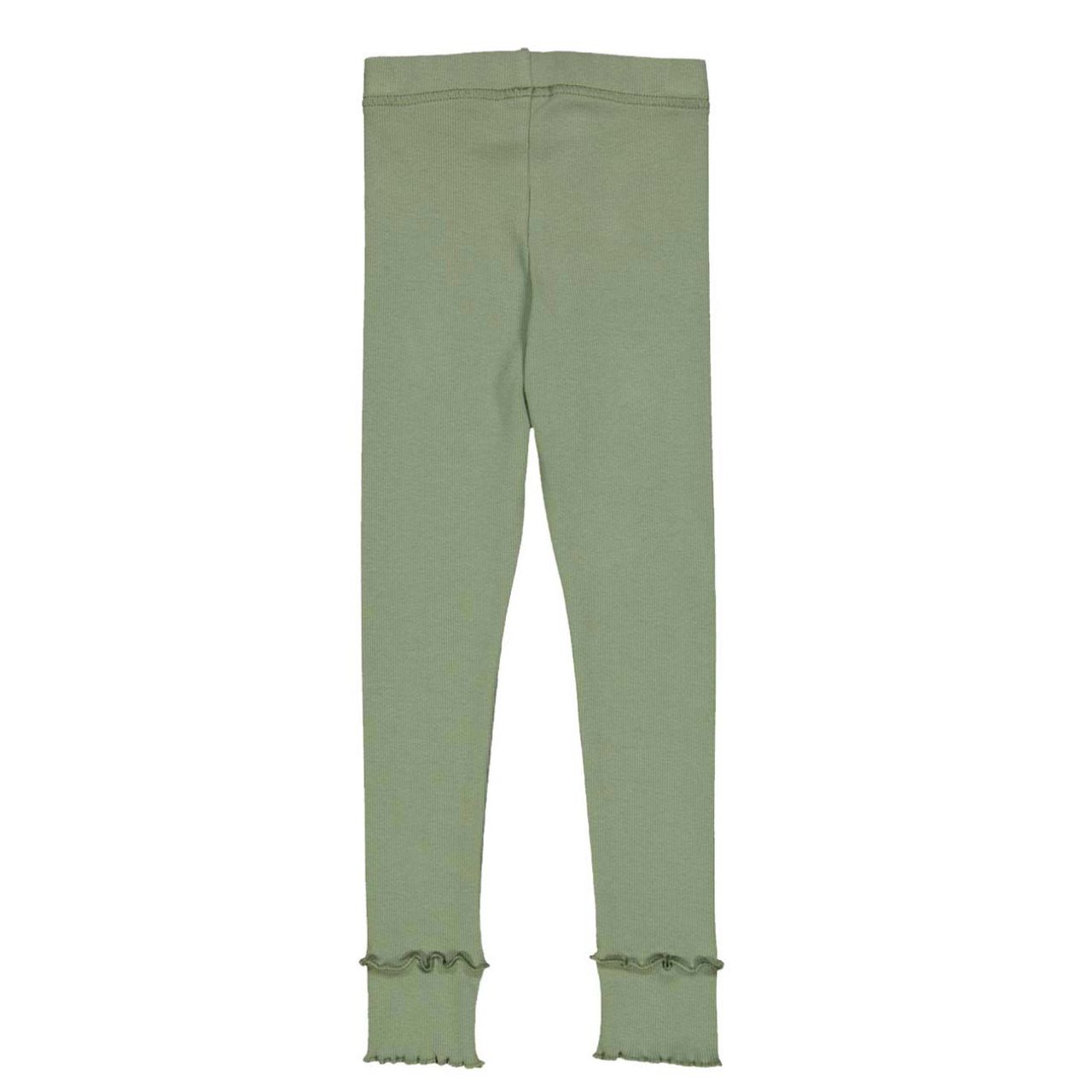 Edle Kinder Leggings Rippe khaki