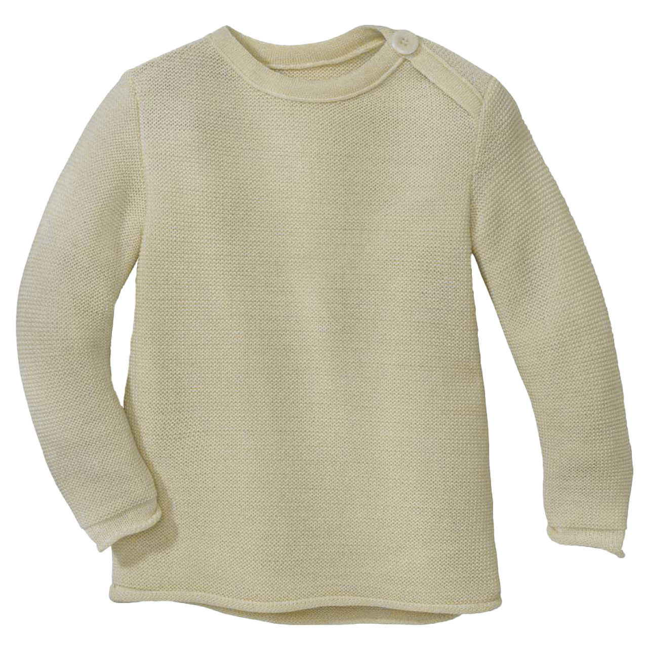 Baby Pullover Schurwolle natur