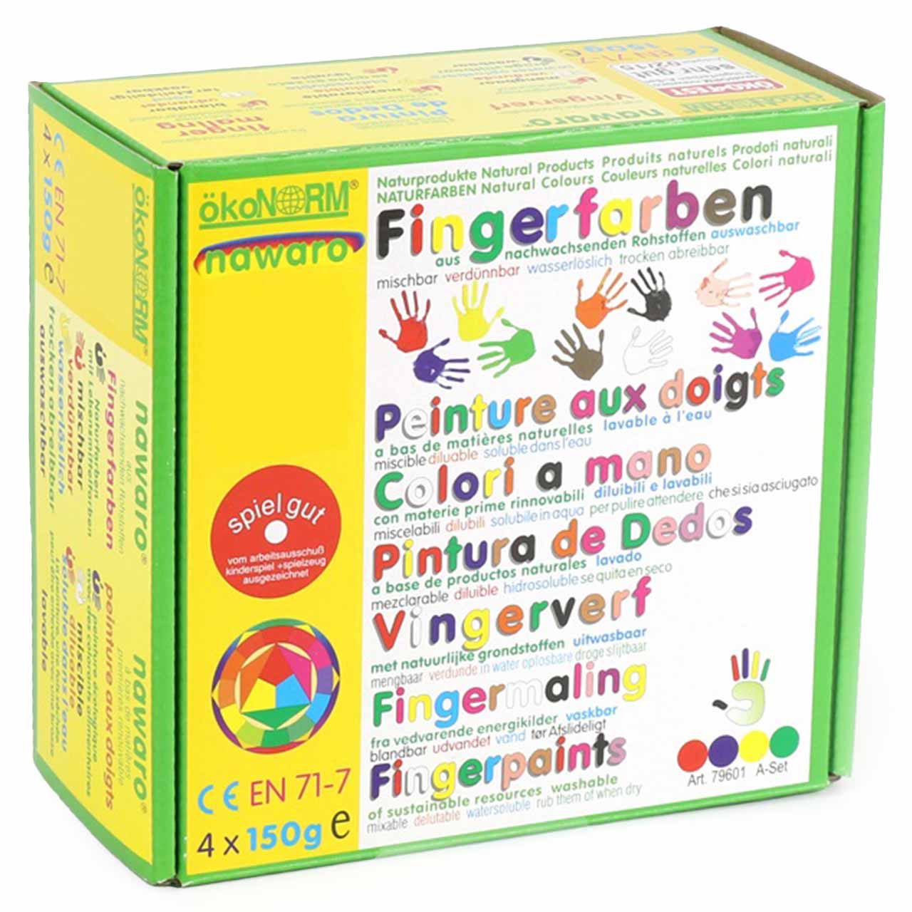 ökoNorm Fingerfarben 4er Set A