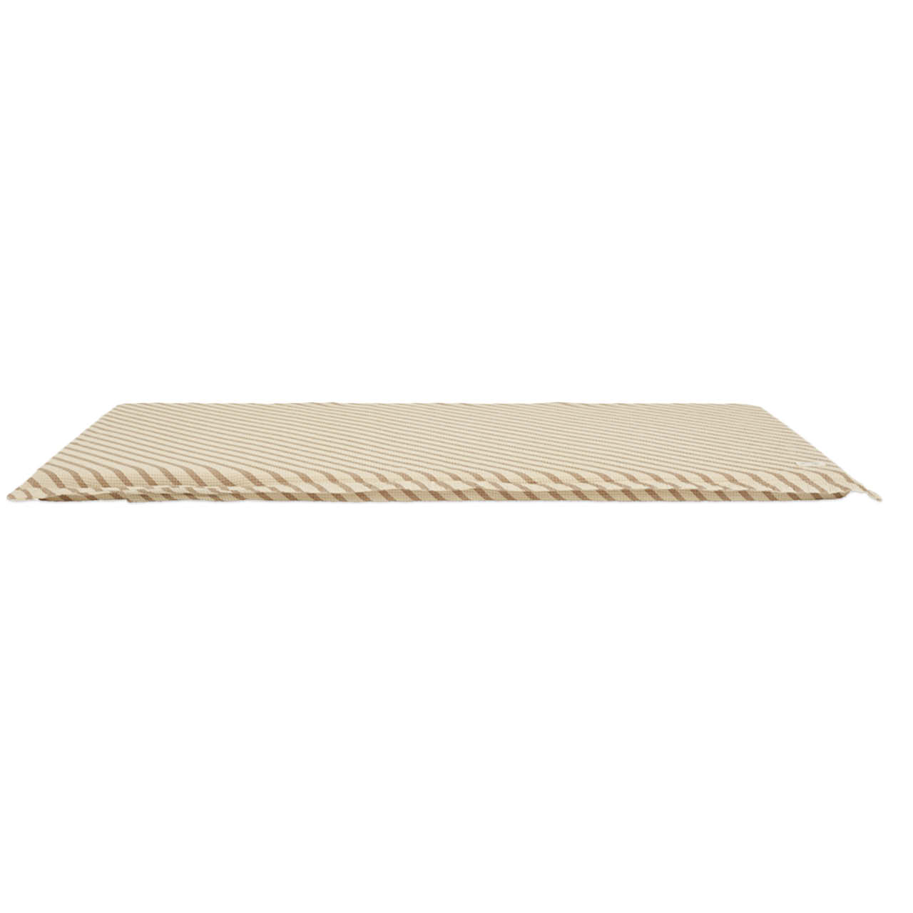 Bodenmatratze 60x120x4 cm beige gestreift