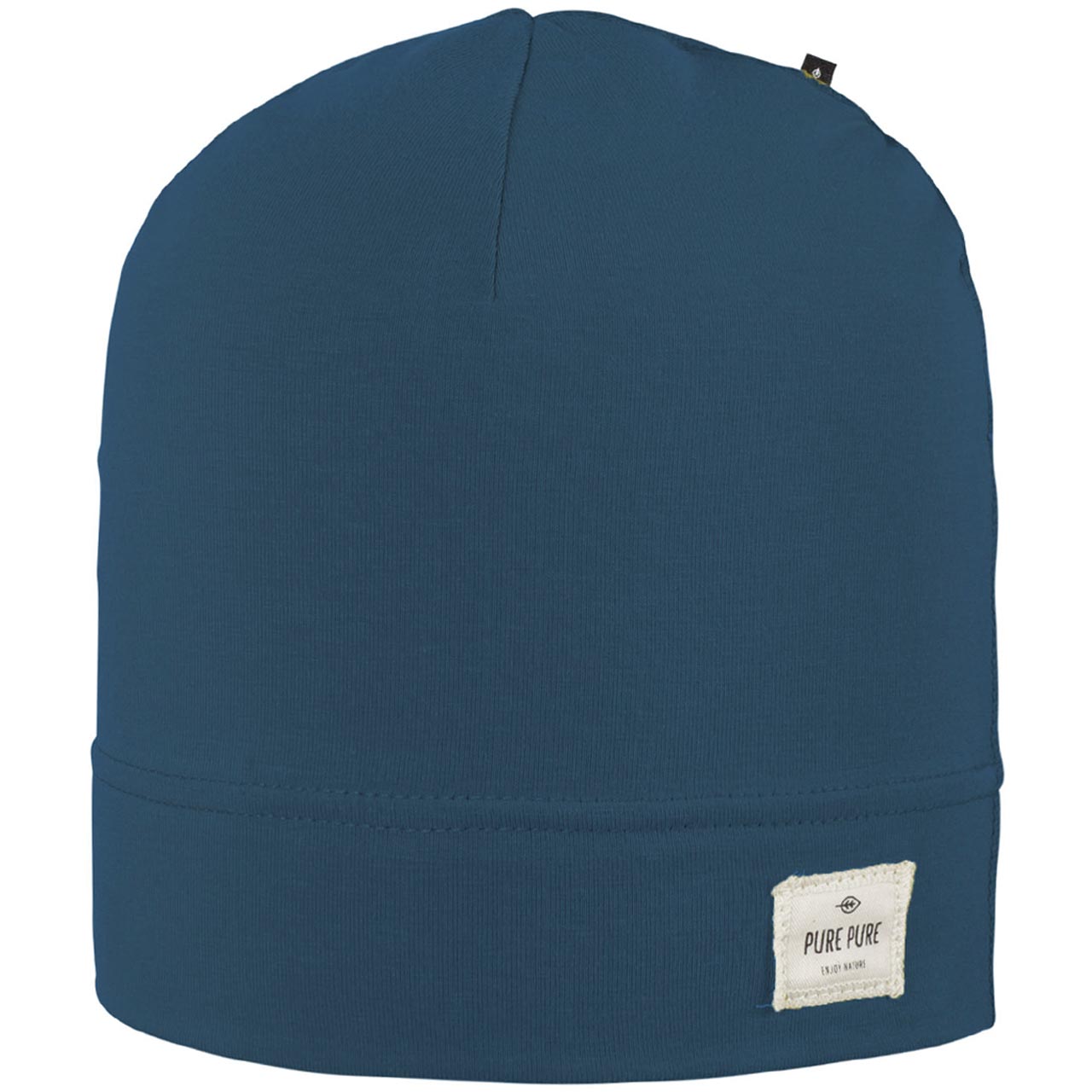 Kinder Beanie uni dunkelblau