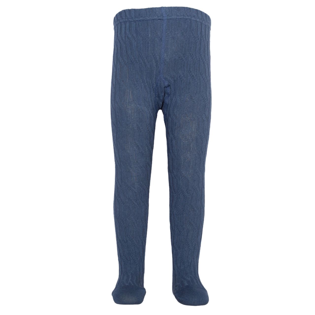 Zopfmuster Strumpfhose navy