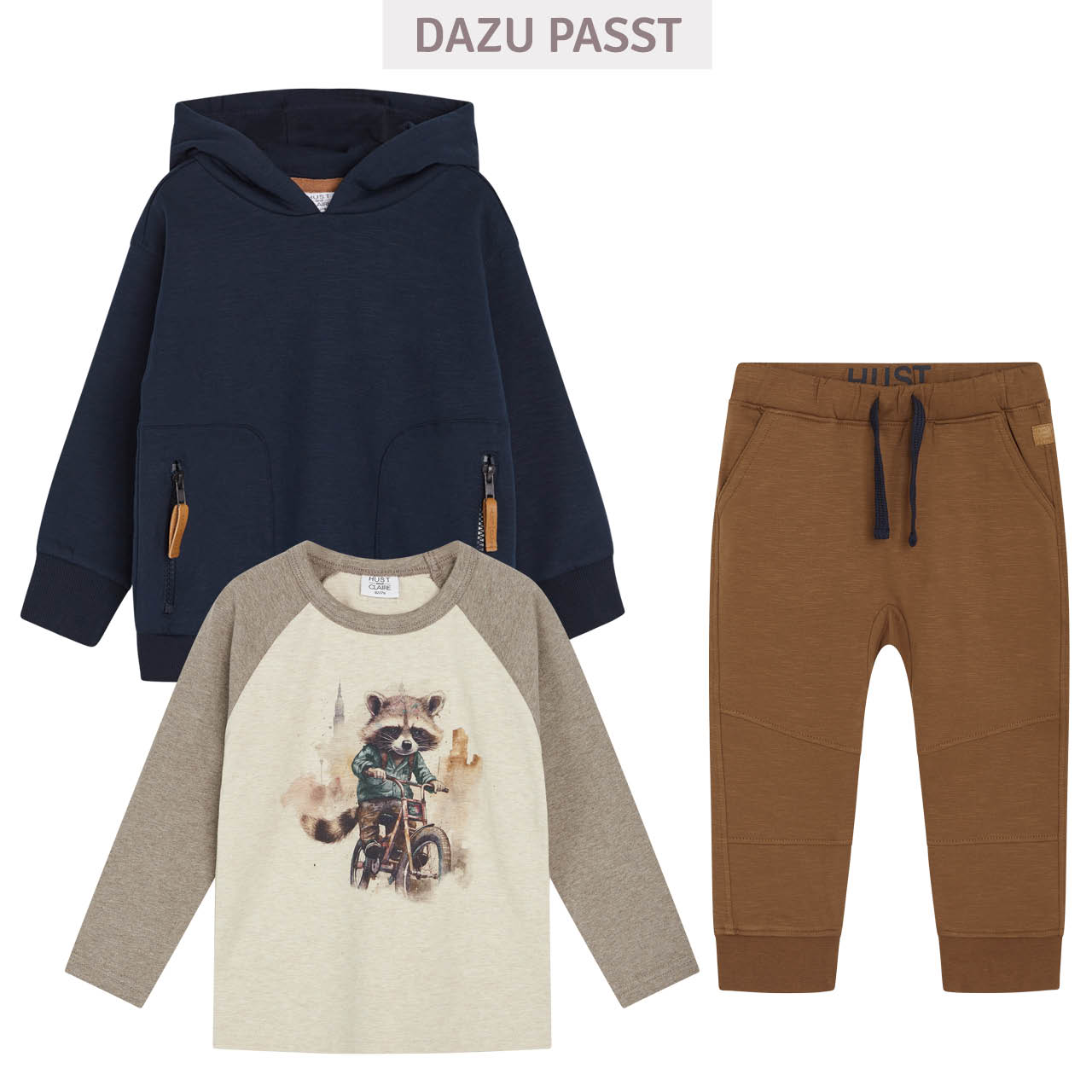 Weiches Sweatshirt mit Taschen dunkelblau