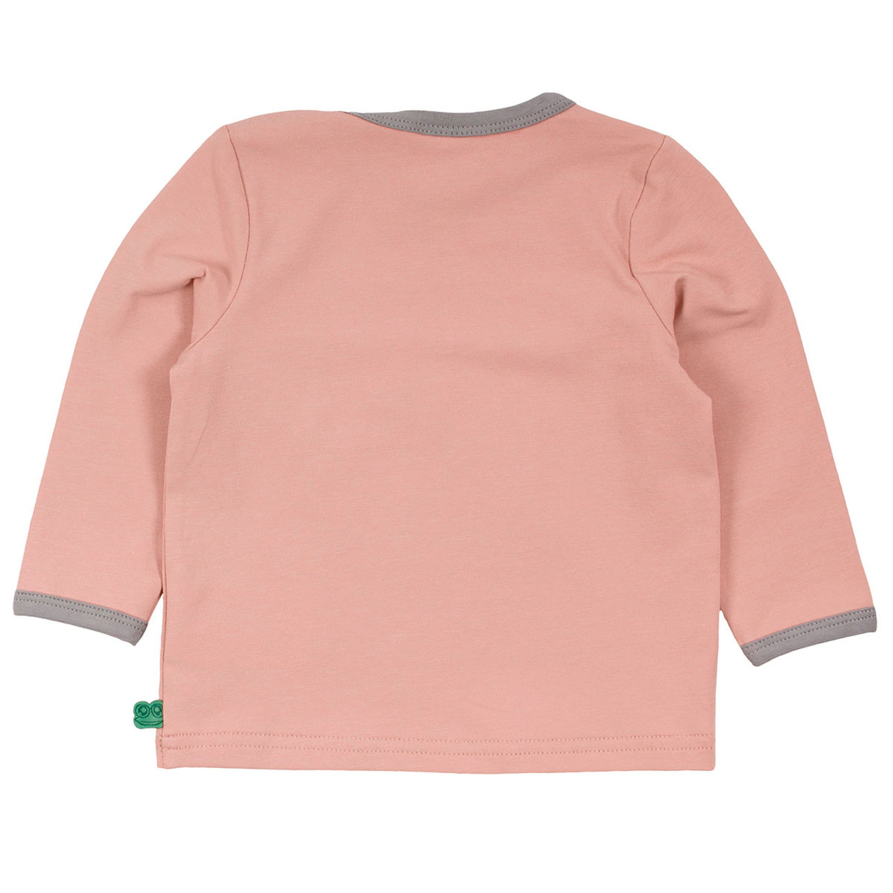 Süßes Langarmshirt Eule rosa