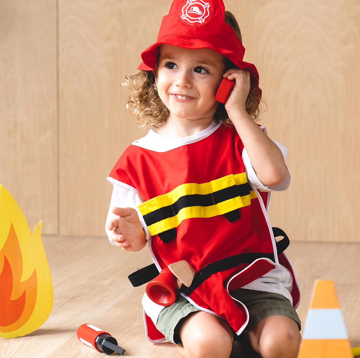 Kinder Feuerwehr Set – Rollenspiel ab 3 Jahren