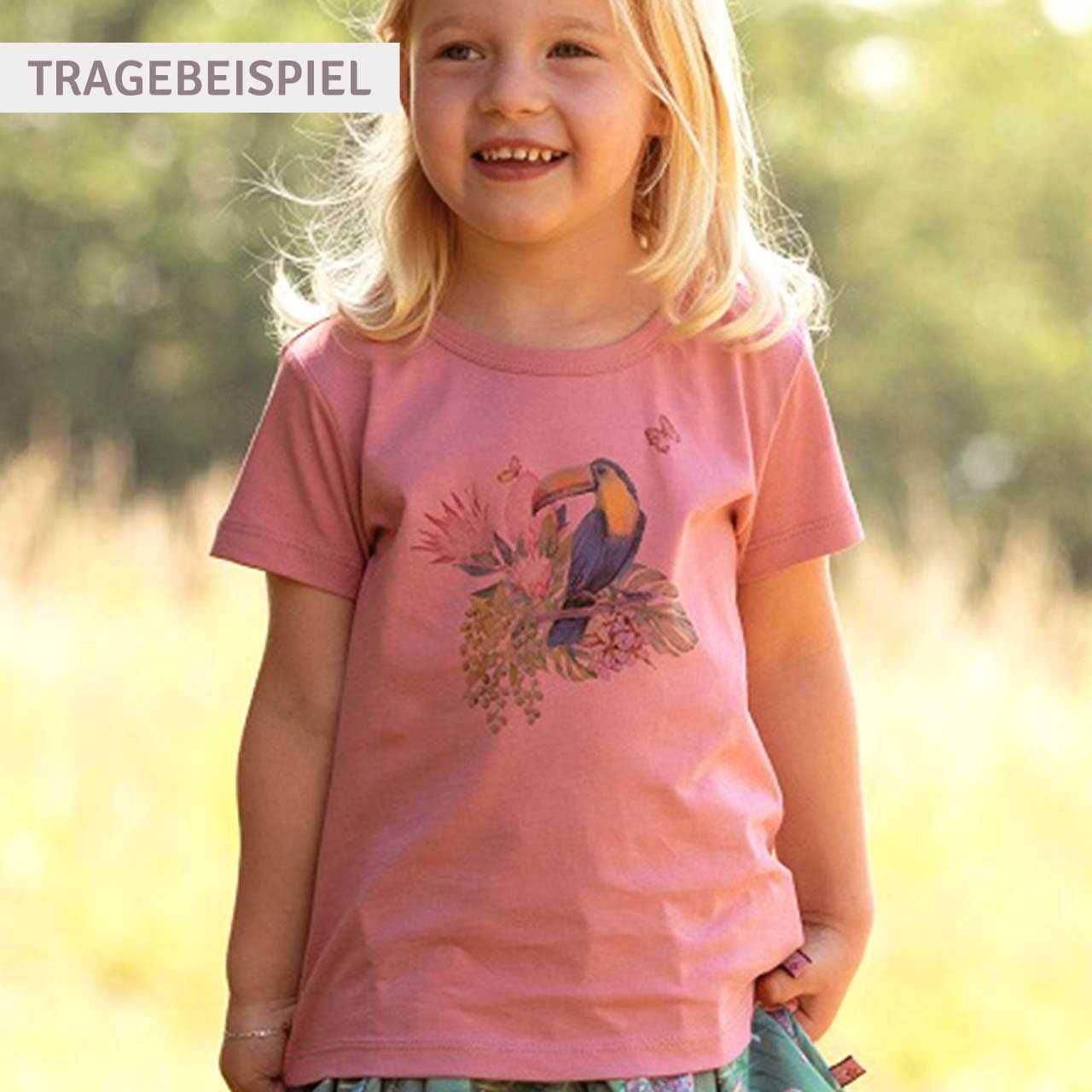 Shirt kurzarm Pferde rosa gestickt