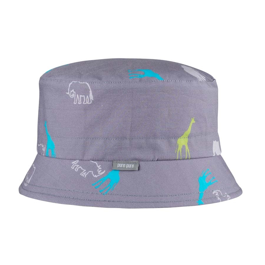 Jungen Fischerhut Bio Safari grau