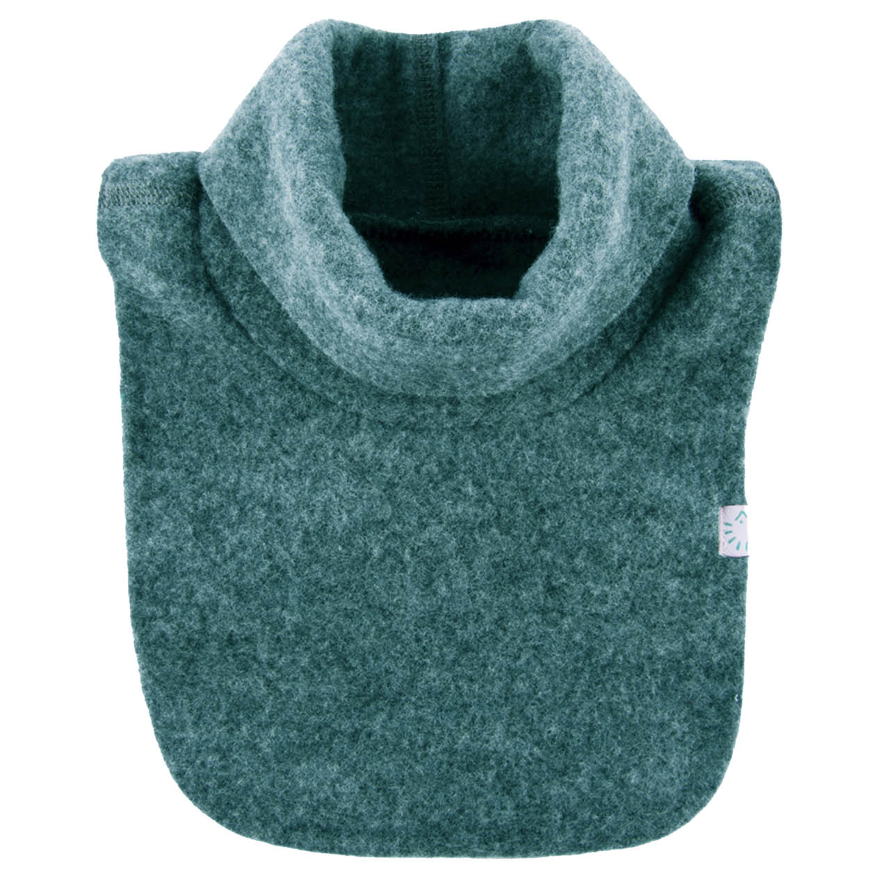 Warmer Wollfleece Schlupfschal petrol