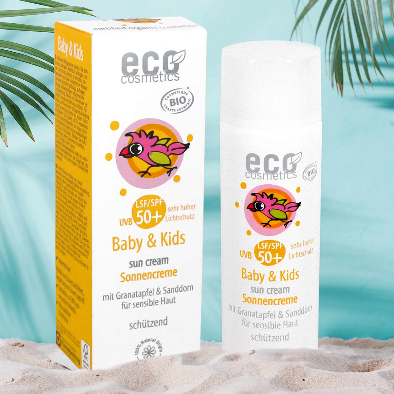 Mineralische Sonnencreme für Babys und Kinder LSF 50+