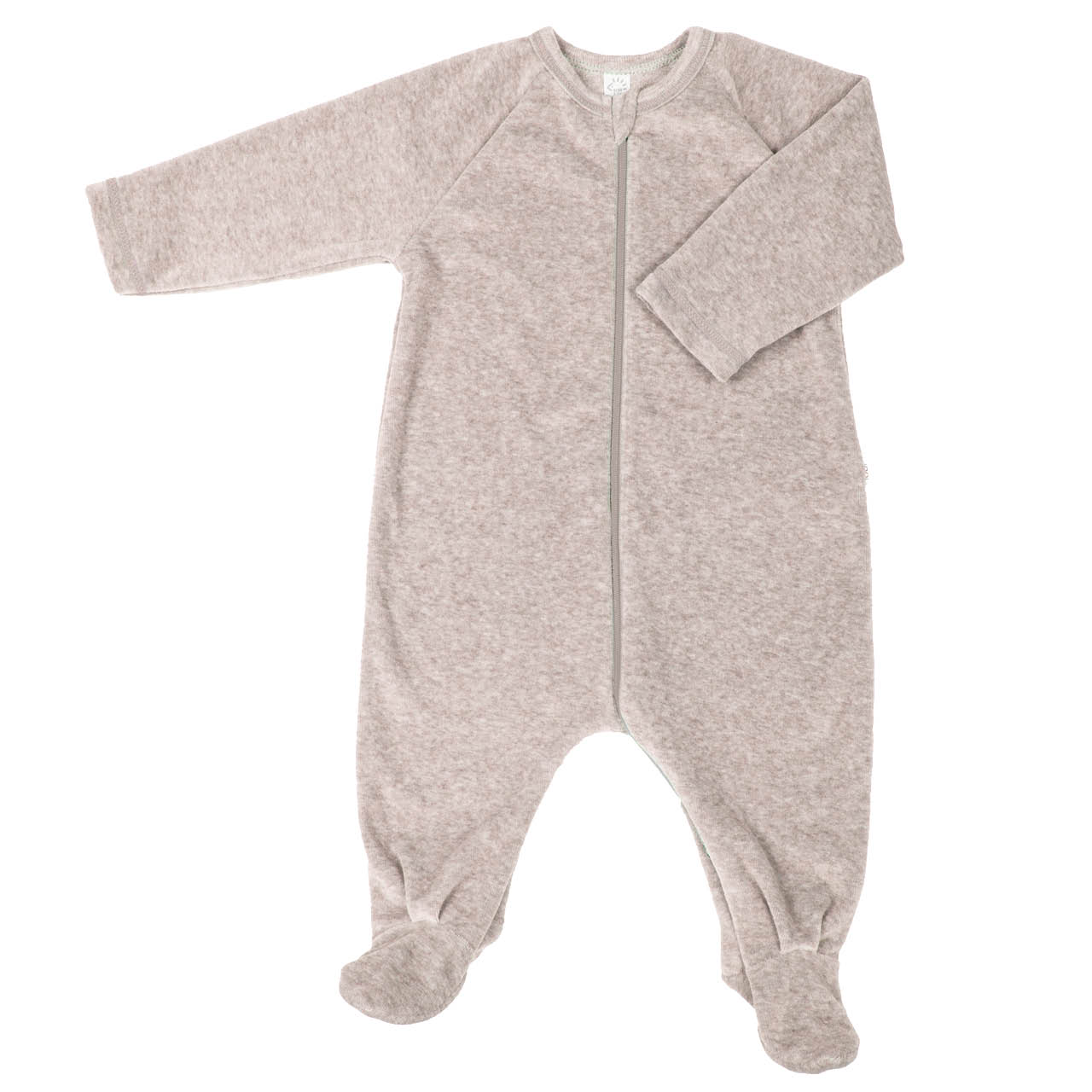 Weicher Nicki Strampler beige