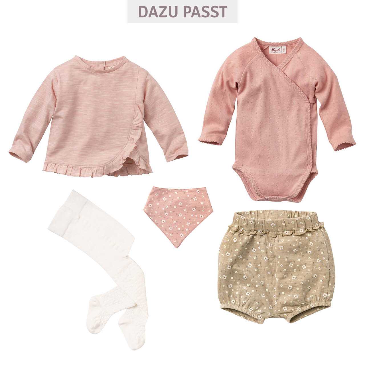 Leichte Shorts Gänseblümchen beige