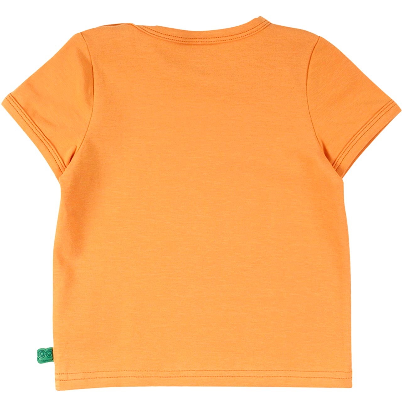 Shirt kurzarm Basic in hellem orange