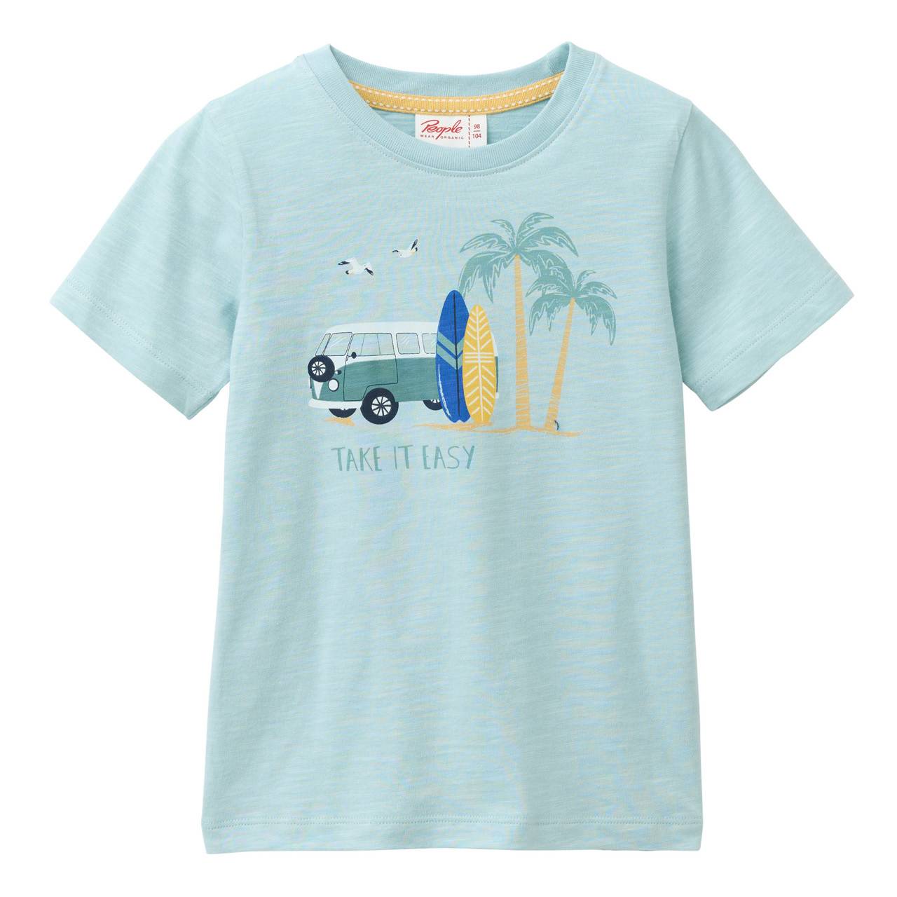 Leichtes T-Shirt Strandleben mint