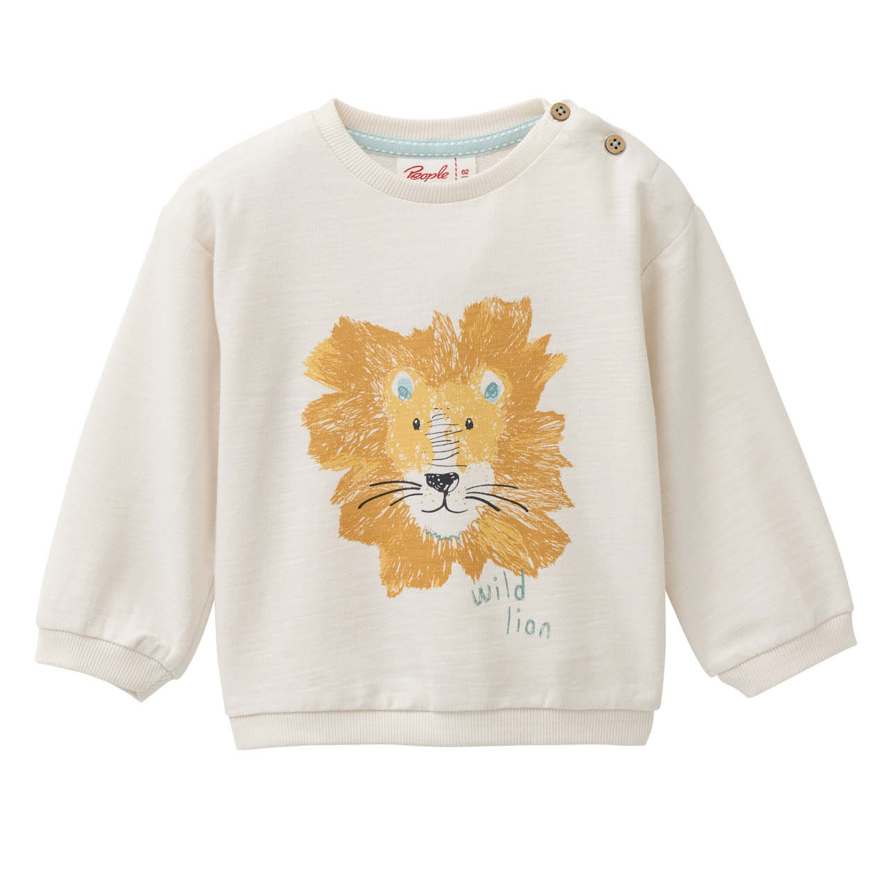 Weiches Sweatshirt Löwe beige