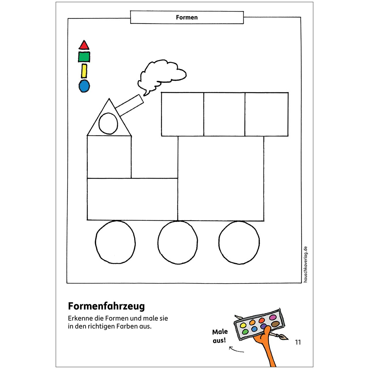 Kindergartenblock „Formen, Farben, Fehler finden“ ab 4 Jahre