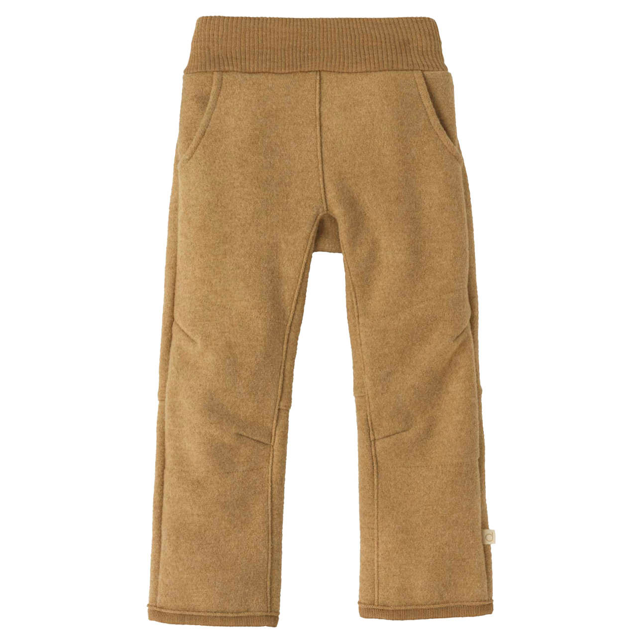 Warme Walkhose Wolle karamell