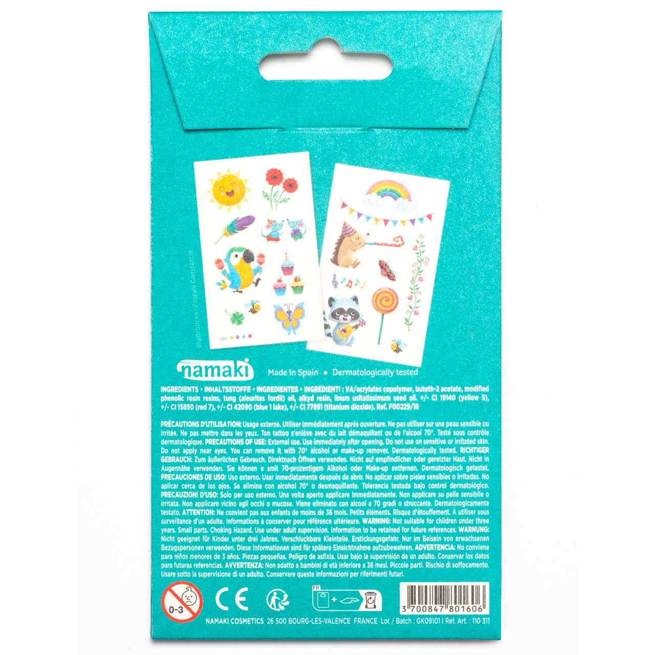 Kindertattoos Regenbogen