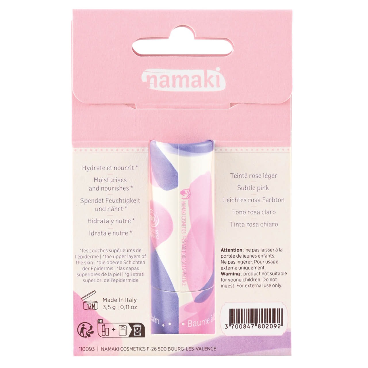 Bio Lippenbalsam für Kinder Himbeere