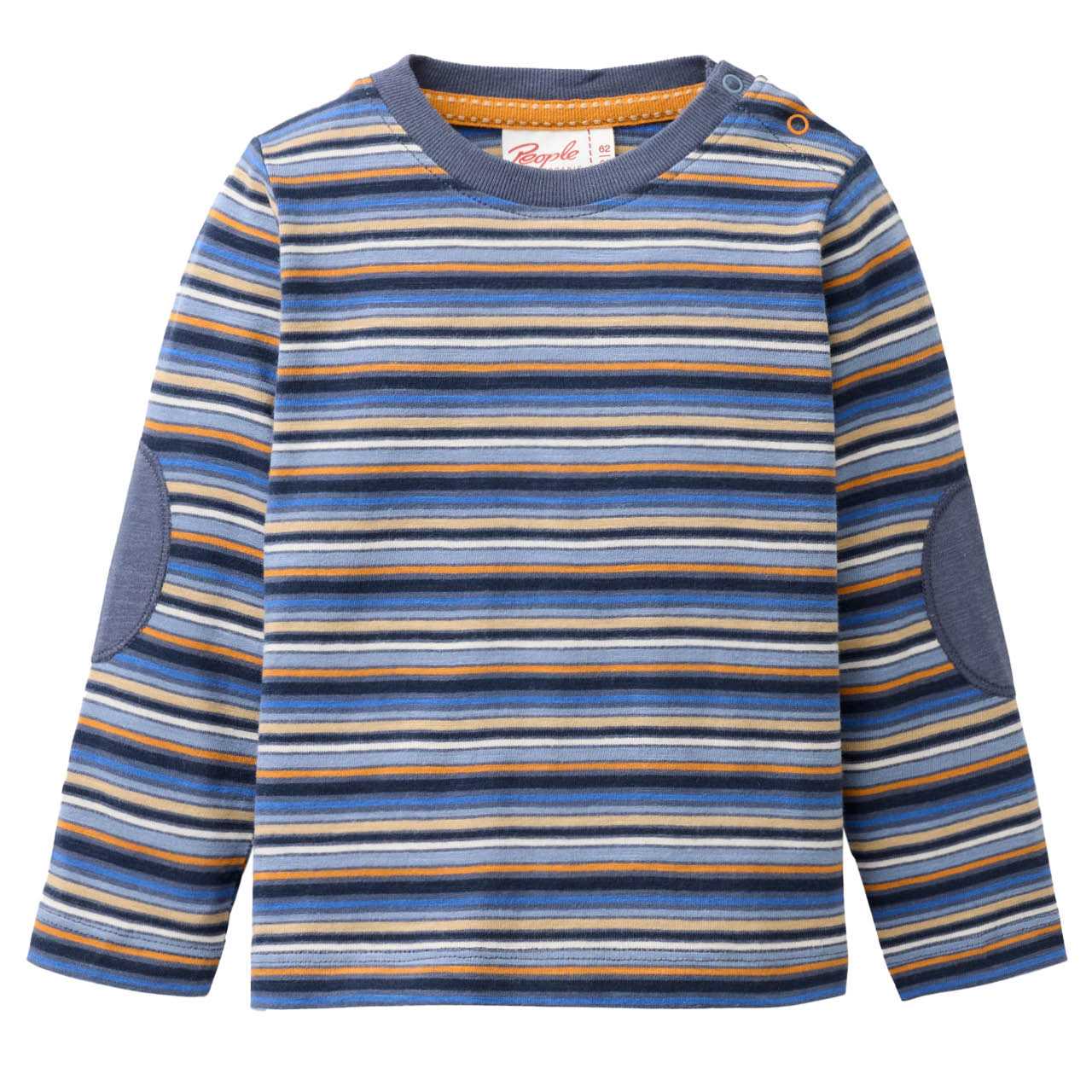 Hochwertiges Langarmshirt bunte Ringel