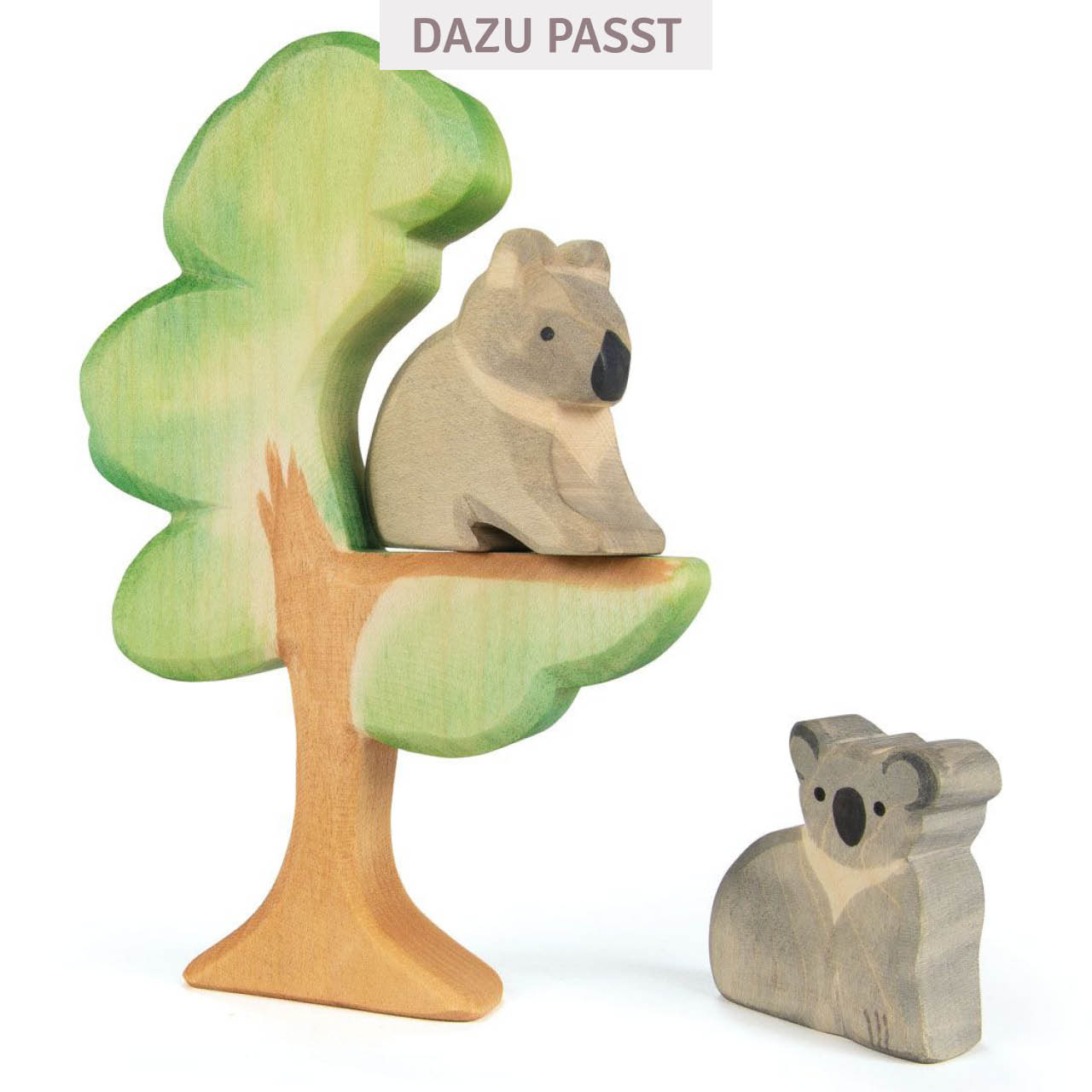Koala sitzend Holzfigur 5 cm hoch