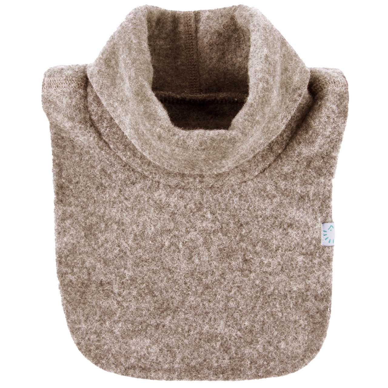 Warmer Wollfleece Schlupfschal beige